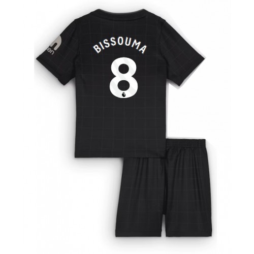 Stroje piłkarskie Tottenham Hotspur Yves Bissouma #8 Koszulka Wyjazdowej dla dzieci 2025-26 Krótki Rękaw (+ szorty)